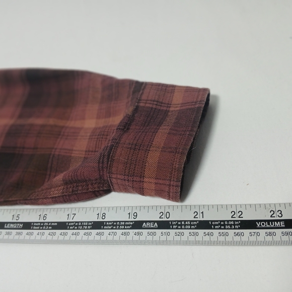 Carhartt Men's Rugged Flex Hamilton Plaid Buttun Down Flannel Shirt. M - Picture 5 of 11